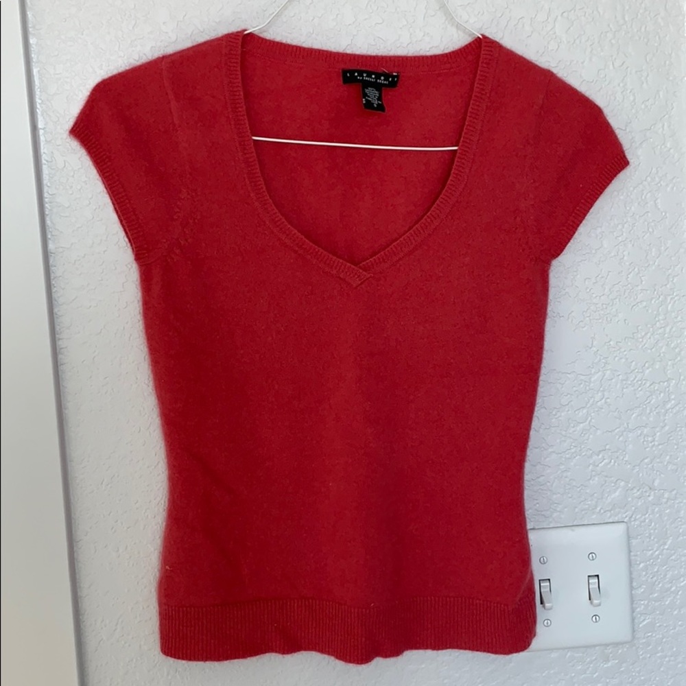 Laundry Cashmere V-neck Shirt